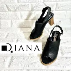 【未使用品】DIANA レザーサンダル　ストラップサンダル
