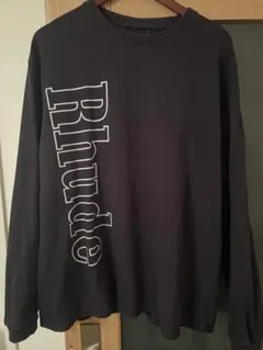 Rhude ロゴプリント 長袖カットソー Mサイズ