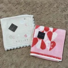 《新品未使用❗️画像確認有❗️》CELINE タオルハンカチ 2点セット