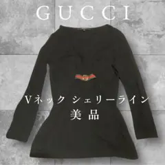 GUCCI Vネック シェリーライン トップス 美品 SALE‼️のサムネイル