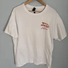 IN-N-OUT BURGER ホワイト Tシャツ