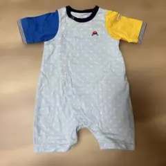 ミキハウス　五分袖ロンパース 50〜60cm