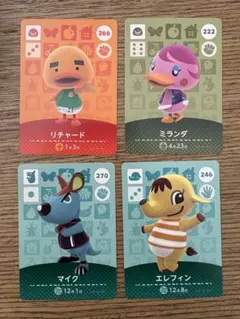 どうぶつの森 amiiboカード リチャード他
