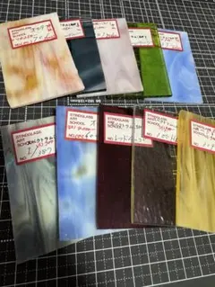 ‼️土日限定値下げ中‼️ステンドグラス ガラス 材料 端材 サンプル