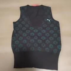 PUMA レディース ゴルフベスト ブラック Mサイズ