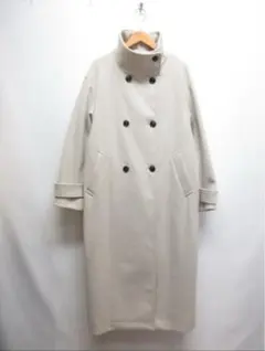 SENSE OF PLACE スタンドカラーロングコート