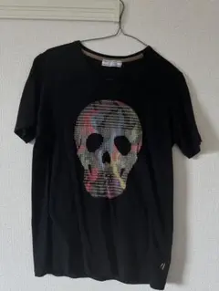 MARK&LONA スカルプリント Tシャツ ブラック M