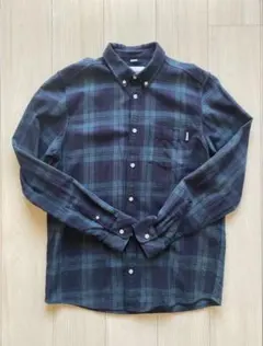 carhartt M ネルシャツ ダークブルー/グリーンチェック