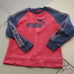 PUMA トレーナー 赤/紺 140