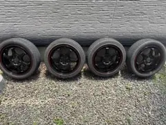 送料込み】エムテクノ アドバンスキャステッド 18インチ8j 4本セット