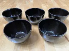 無印良品 小鉢 陶器 茶 黒 h5cm✕φ13cm 各2個 - メルカリ