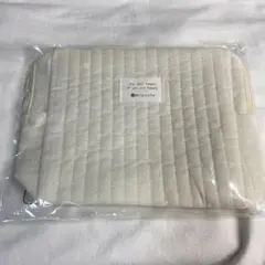 Mijipoche おむつポーチ ホワイト キルティング 新品・未使用