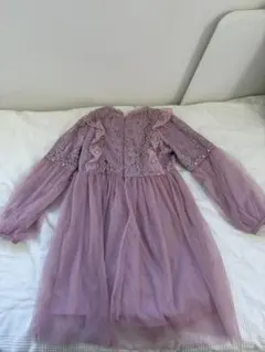 子供　ワンピース　チュールドレス　結婚式　120