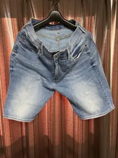 【定番】Levi's リーバイス 505 ショートパンツ W32 ウォッシュ加工