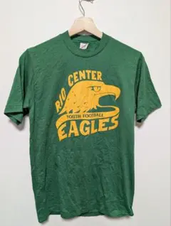 80s USA製 フットボールTシャツ ヴィンテージ シングルステッチ 古着 Mのサムネイル