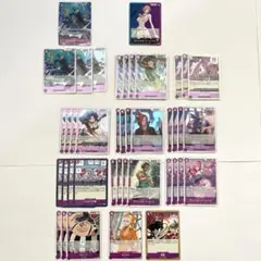 ワンピースカード　紫デッキ　まとめ売り