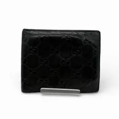 GUCCI グッチ シマ レザー GG 折り財布w3
