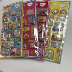 4点　たのしいおもちゃシール マインドウェイブ シャカシャカシール