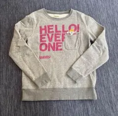 Laundry 長袖トレーナー　グレー　Sサイズ