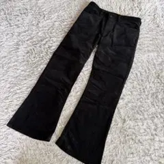 Levi'sリーバイス 646 コーデュロイ フレアパンツ 黒 34インチ日本製のサムネイル