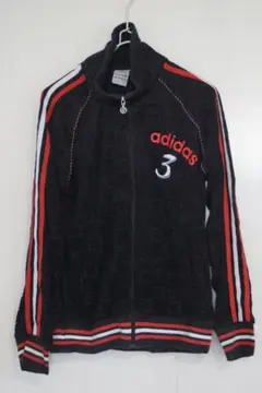 激レア！アディダスadidas トラックジャケット　ロゴ刺繍ジャージ 万国旗タグ