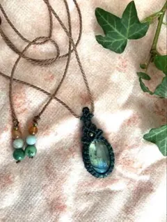 マクラメ ネックレス