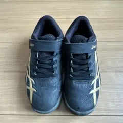 asics LAZERBEAM ブラック/ゴールド スニーカー