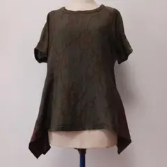 リメイク 花柄半袖 チュニックのサムネイル