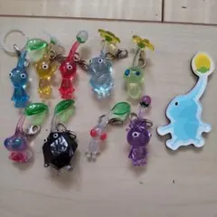 ガチャ　ピクミン　めじるしアクセサリー　マグネット