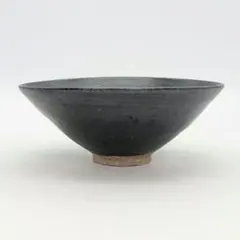 薄手鉄釉茶盌 軽量 抹茶碗 抹茶茶碗 茶道具 茶器 食器 釉薬 茶陶 茶の湯のサムネイル