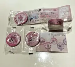 くら寿司 エスター・バニー 缶バッジ&マスキングテープセット