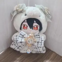 10㎝ ちびぐるみ にじぱぺ ぬい服 垂れ耳うさぎ 白 6 - メルカリ