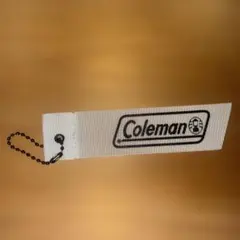 ​【未使用】コールマン Coleman チャーム キーホルダー ホワイト
