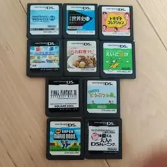 DSソフト　10個セット　スーパーマリオ　ファイナルファンタジー　トモコレ