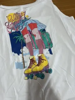 【GU】グラフィック タンクトップ　大きめLのサムネイル
