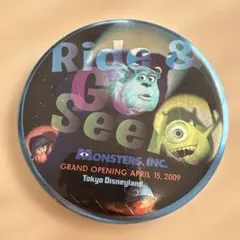 東京ディズニーランド モンスターズインク 缶バッジ
