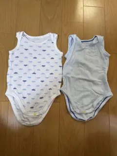 mmm様専用　ユニクロ　ボディースーツ　メッシュ　2枚セット　80