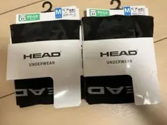 HEAD ブラック系 ボクサーパンツ Mサイズ 2枚セット　迷彩柄？