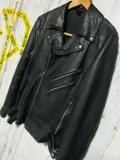 豪華版-極名作 JACKROSE 本革レザー ダブルライダース XLサイズ 4のサムネイル