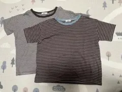 pairmanon ボーダーTシャツ 2枚セット 110cm