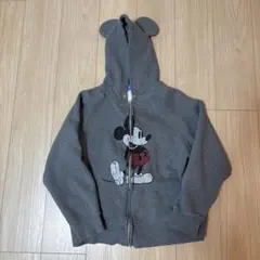 ディズニーリゾート　ミッキー耳付きパーカー【Ｍ】