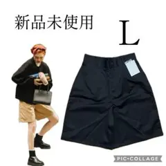 【新品未使用】 BONLECILL ハイウェストチノ　ブラック　L