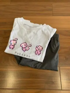 GU ポケモン KIDSラウンジセット ミュウ 110 パジャマ ルームウェア