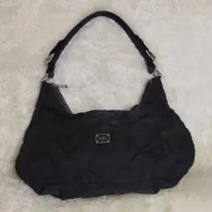 極美品 DAKS ダックス キルティング ハーフムーン ワンショルダー Y2K