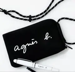 【未使用級】アニエスベー ショルダーウォレット がま口 レザー ブラック 黒 2025年最新】アニエスベー ショルダーウォレットの人気アイテム