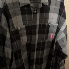 x-girl 長袖シャツ 黒とグレーのチェック