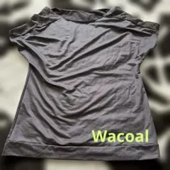 Wacoal ワコール 半袖カットソー グレー レースのサムネイル