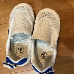 IFME 上履き 16.0 ホワイト/ブルー