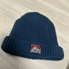 BEN DAVIS ニット帽 ダークブルー