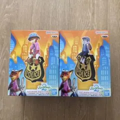 ズートピア フィギュア2体セット ニック・ワイルド & ジュディ・ホップス